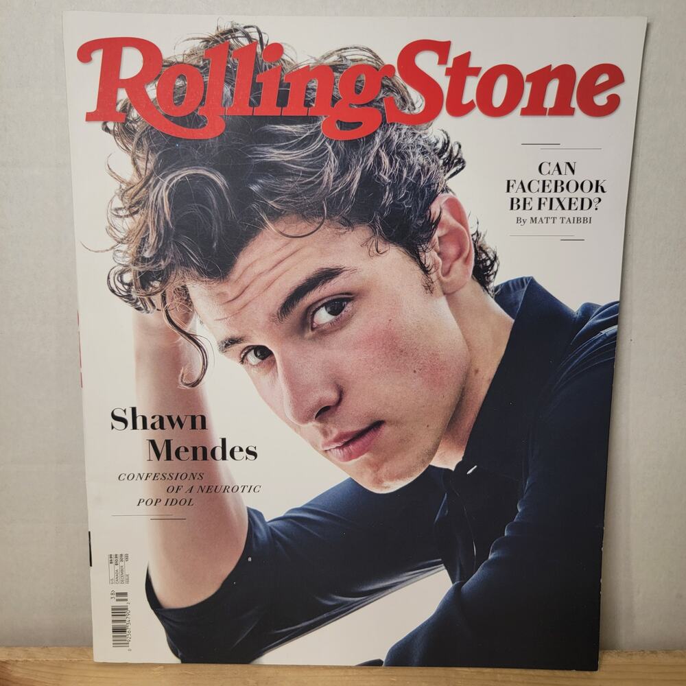 Rolling Stone Magazine Shawn Mendes Cover - Dec 2018, Issue 1322